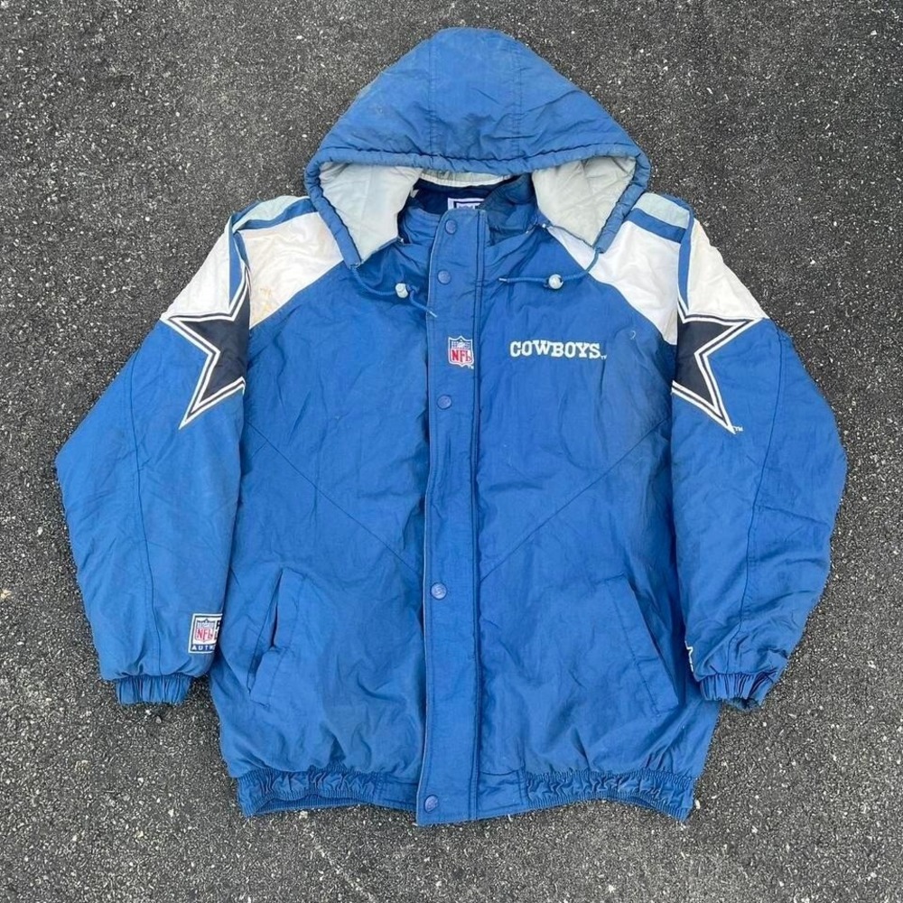 1990s Dallas Cowboys "Triple Star" NFL Proline Starter jacket size L